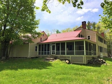 East side of Colonial Farmhouse...