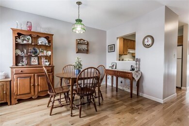 Dining room to the right of the...