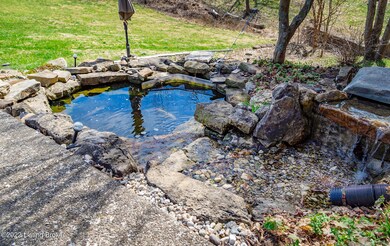 Koi Pond As You Approach Porch