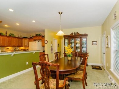 Kitchen Overlooks Dining Room