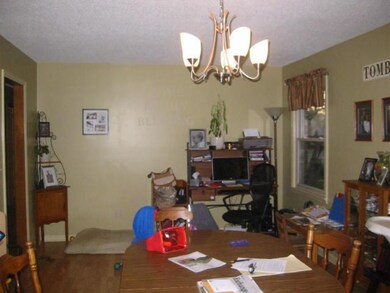 Nice dinning area  with sliding glass doors leading to a large deck