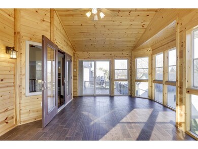 4 season porch, heated floor