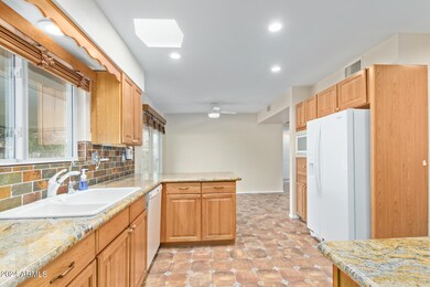 Kitchen View from the Laundry Room