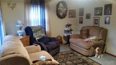 Living room is 11 x 16, plenty of space.