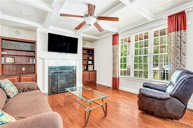 Hardwood floors, gas fireplace.