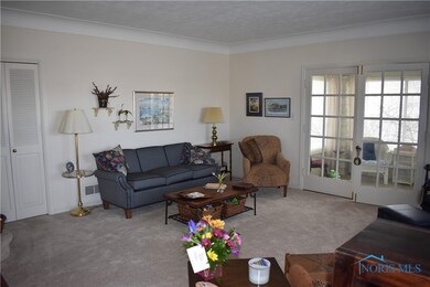 living room w/sun porch