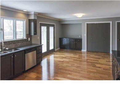 Additional storage off the dining area perfect for