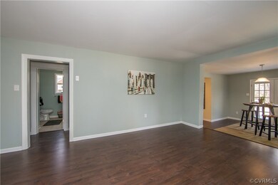 Enter into your living room. Open floor plan allows for easy entertaining.