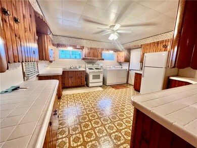 Large Kitchen with so much cabinet and counter spa