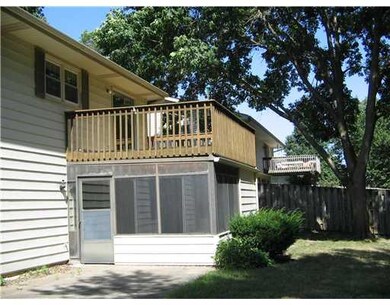Exterior Back. 3 season porch - Deck