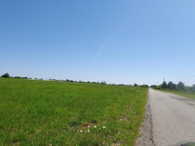Runs along paved road