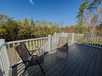 Big deck with western facing views