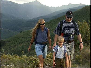 family hiking