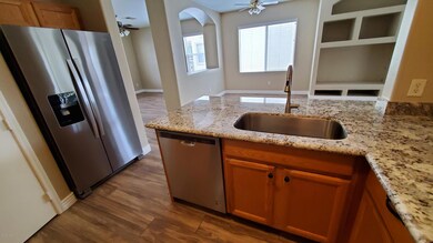 Kitchen Ranch Sink and Refrigerator