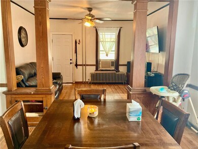 Open concept living room and dining room