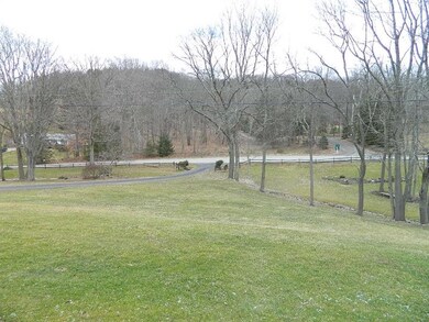 Front Yard.  Mature trees at the entrance of prope