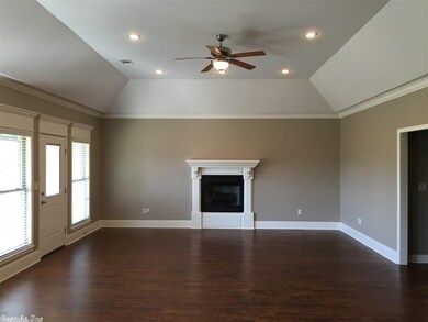 Beautiful hardwood, trey ceilings, recess lighting