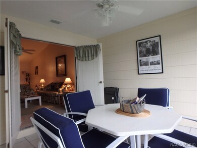 Enclosed porch under air