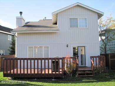 Back of home & deck