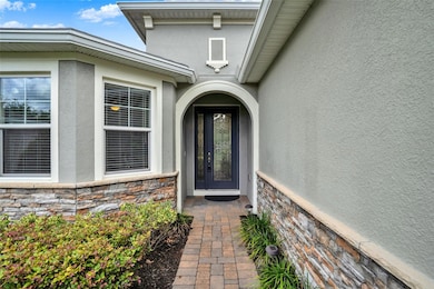 Lovely pavered entrance