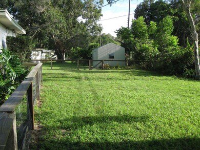 Spacious backyard