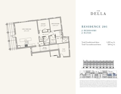 The Della Floorplan 201