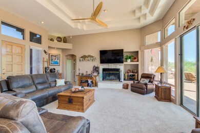 FIREPLACE AND NICHE WALL