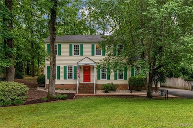 View of colonial inspired home