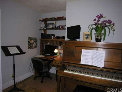 One of the bedrooms... now a music room