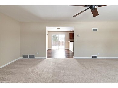 From living room looking into dining room