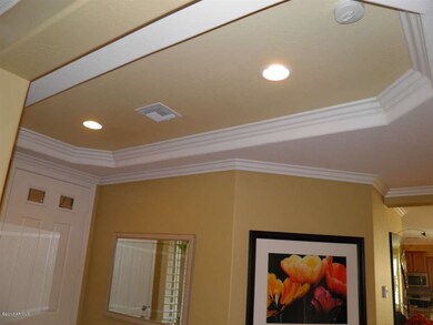 Coffered ceiling in Entrance