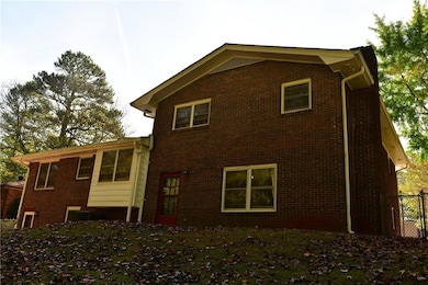 View of back of property