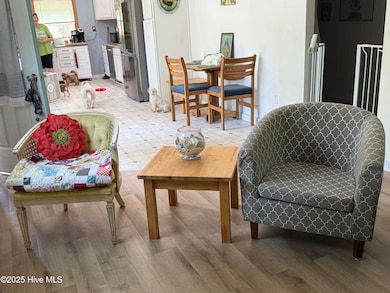 Living Room into kitchen