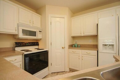 All appliances are here, including the refrigerator.