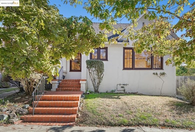 View of front of home with stucco siding