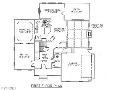1st Floor Plan