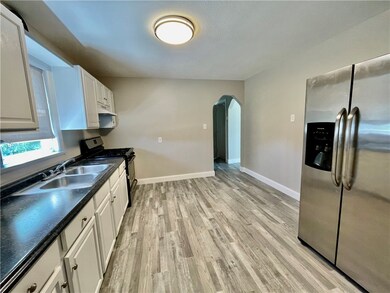 Updated kitchen with stainless appliances