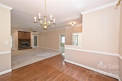 Dining Room toward the Living Room/Den
