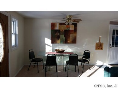 Dining Room. nice size dining area  with a pass th