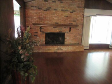 Fireplace built with true firebrick in this custom