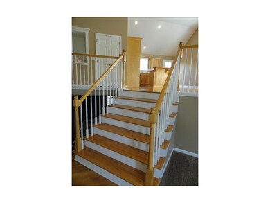 Gorgeous hardwoods leading to main level