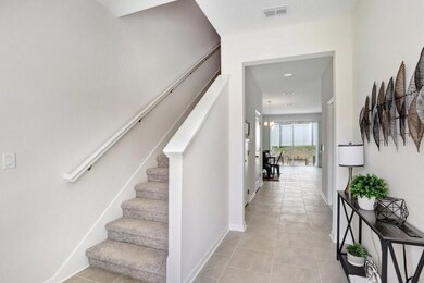 Entry (photo of model home)