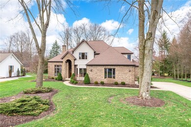Front facade with a front yard