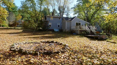 Yard with fire pit