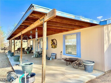 Large covered patio.