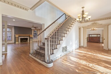 Front entry way. To the right is the dining room a