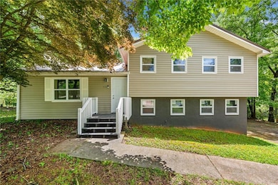 View of tri-level home