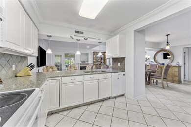 Open concept kitchen.