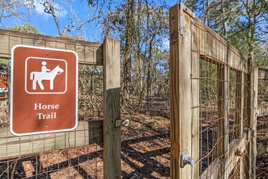 Horse Trail that is attached to the back of the pr