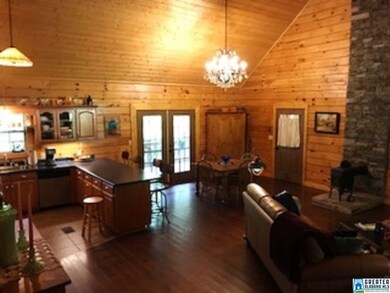 Open Floor Plan of Living Room, Dinning area and k